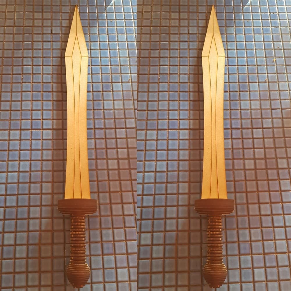 Wooden Gladius Sword Laser Cut Vector Design (DXF)